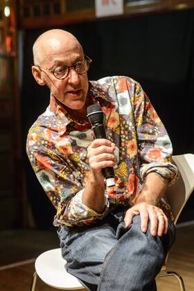 Regisseur Trevor Graham beim Kulinarischen Kino der Berlinale am 16.02.2017