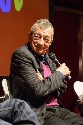 Der Künstler und Regisseur Philippe Mora beim Kulinarischen Kino der Berlinale am 16.02.2017