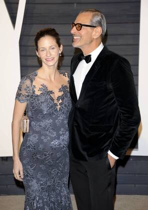Jeff Goldblum & wife Emilie Livingston VANITY FAIR OSCAR PARTY Beverly Hills Patrick Rideaux PicturePerfect