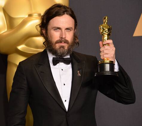 Actor Casey Affleck, winner of the award for Actor in a Leading Role for Manchester by the Sea , appears backstage during the 89th annual Academy Awards at Loews Hollywood Hotel in the Hollywood section of Los Angeles on February 26, 2017.  LAP201702261032 JIMxRUYMEN