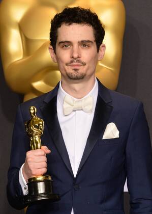 Filmmaker Damien Chazelle, winner of the award for Directing for La La Land appears backstage during the 89th annual Academy Awards at Loews Hollywood Hotel in the Hollywood section of Los Angeles on February 26, 2017.  LAP201702261064 JIMxRUYMEN