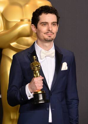 Filmmaker Damien Chazelle, winner of the award for Directing for La La Land appears backstage during the 89th annual Academy Awards at Loews Hollywood Hotel in the Hollywood section of Los Angeles on February 26, 2017.  LAP201702261065 JIMxRUYMEN