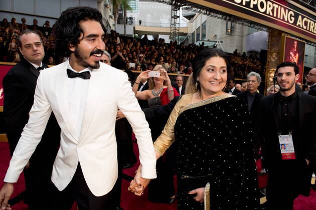 Feb 26, 2017 - Hollywood, California, U.S. - DEV PATEL, Oscar nominee, and mother arrives on the red carpet of The 89th Oscars at the Dolby Theatre in Hollywood, CA on Sunday, February 26, 2017. Hollywood U.S. - ZUMAz03_ 20170226_sho_z03_814 Copyright: xRichardxHarbaughx