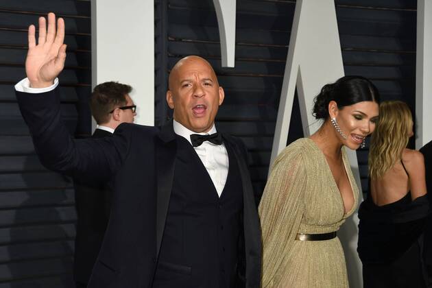 February 27, 2017 - Beverly Hills, CA, United States - 26 February 2017 - Beverly Hills, California - Vin Diesel, Paloma Jimenez. 2017 Vanity Fair Oscar Party held at the Wallis Annenberg Center. Photo Credit: AdMedia Beverly Hills United States - ZUMAa123 20170227_zaa_a123_938 Copyright: xByronxPurvisx