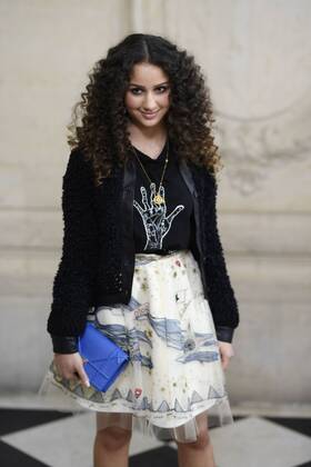 216031 Valentin Paoli Starface 2017-03-03 Paris France Paris Fashion Week. Defile PAP Automne-hiver 2017 DIOR. Arrivees. Paris Fashion Week. Arrivals at Dior Show. Amamra, Oulaya Copyright: xValentinxPaolix xStarfacex STAR_216031_030