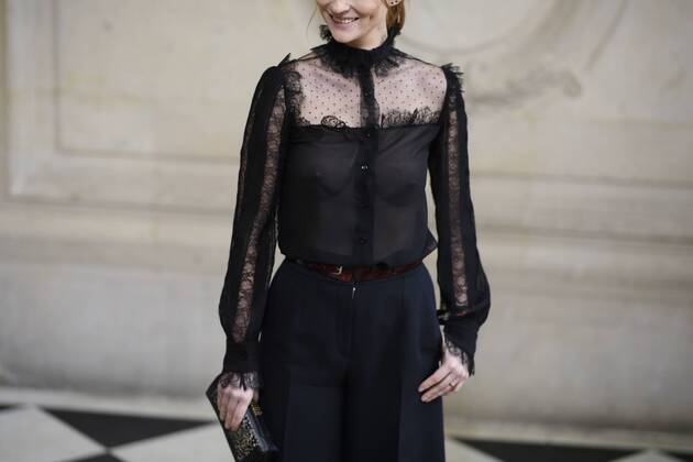 216031 Valentin Paoli Starface 2017-03-03 Paris France Paris Fashion Week. Defile PAP Automne-hiver 2017 DIOR. Arrivees. Paris Fashion Week. Arrivals at Dior Show. Marnay, Audrey Copyright: xValentinxPaolix xStarfacex STAR_216031_036