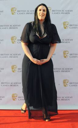 English video game writer Rhianna Pratchett attends the British Academy (BAFTA) Games Awards at Tobacco Dock in London. APRIL 6th 2017  TSTx17726