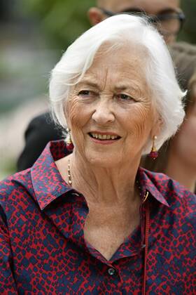 Queen Paola of Belgium pictured during a ceremony for the Queen Paola Award 2015-2016 (Koningin Paolaprijs - Prix Reine Paola) for education, at the royal castle in Laken Laeken, Brussels, Wednesday 31 May 2017. This year s themes are sciences, mathematics and technology.  ERICxLALMAND 05106955