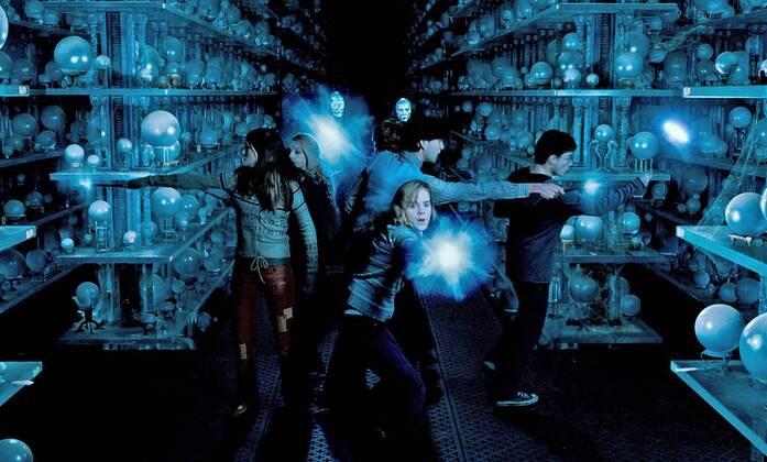 Warner Brothers Pictures Presents Harry Potter and the Order of the Phoenix Bonnie Wright, Evanna Lynch, Emma Watson, Matthew Lewis, Daniel Radcliffe © 2007 Warner Bros. Entertainment Inc. - Harry Potter Publishing Rights © J. K. R.  30292_012