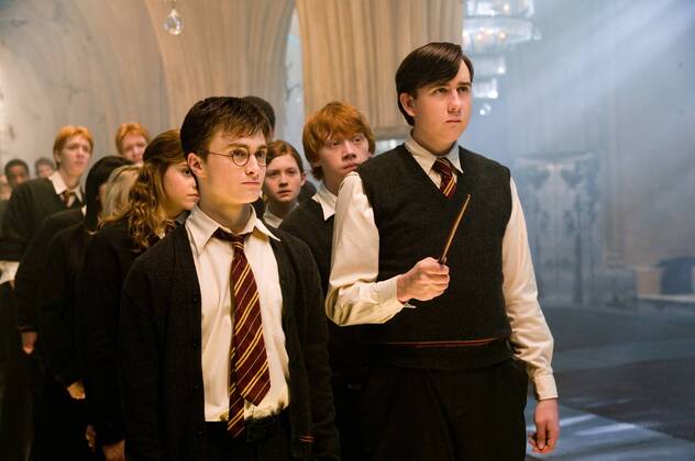 Warner Brothers Pictures Presents Harry Potter and the Order of the Phoenix Daniel Radcliffe, Bonnie Wright, Rupert Grint, Matthew Lewis © 2007 Warner Bros. Entertainment Inc. - Harry Potter Publishing Rights © J. K. R.  Copyright: xMurrayxClose xPigsearxUKxLTDx 30292_024
