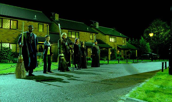Warner Brothers Pictures Presents Harry Potter and the Order of the Phoenix George Harris, Daniel Radcliffe, Brendan Gleeson, Natalia Tena, Bridgette Millar, Peter Cartwright © 2007 Warner Bros. Entertainment Inc. - Harry Potter Publishing Rights © J. K. R.  30292_029