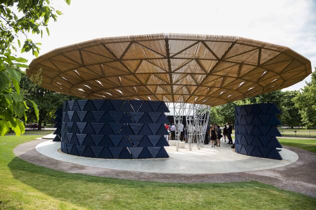 Francis Kere, Serpentine Pavilion 2017, London, UK London, UK. 20 June 2017. Diebedo Francis Kere, the award-winning architect from Gando, Burkina Faso, has designed the Serpentine Pavilion 2017, next to the Serpentine Gallery in Kensington Gardens. Kere leads the Berlin-based practice Kere Architecture. He is the 17th architect to accept the Serpentine Gallery s invitation to design a temporary Pavilion in its grounds. The Pavilion is open to the public from 23 June to 8 October 2017.