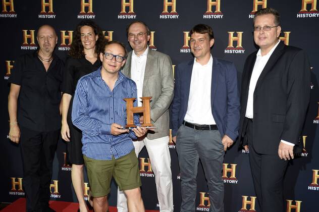 Wigald Boning mit dem History-Team beim Photocall anlässlich der Verleihung des History-Award 2017 zum Thema Gleichberechtigung - Wie gleich ist gleich? im Deutschen Museum. München, 20.06.2017 Foto:xP.xSchönbergerx xFuturexImage