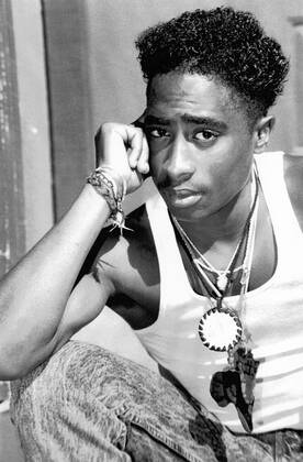 Studio Publicity Still from Tupac: Resurrection Tupac Shakur © 2003 MTV Networks Amaru Entertainment Los Angeles CA  Copyright: xAPCx 307531024