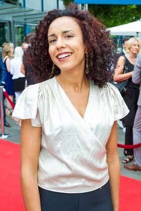 Dunja Dogmani bei der Verleihung des 27. Deutschen Kamerapreis 2017 auf dem WDR Gelände Bocklemünd in Köln am 24.06.2017 Verleihung des 27. Deutschen Kamerapreis 2017 in Köln