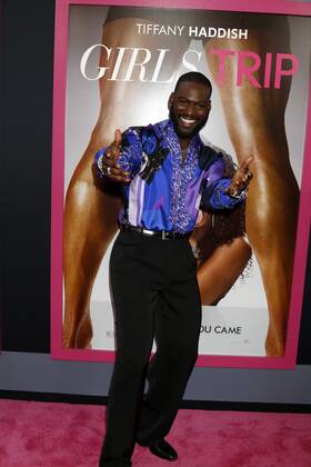 July 13, 2017 - Los Angeles, CA, USA - LOS ANGELES - JUL 13: Kofi Siriboe at the Girls Trip Premiere at the Regal Cinemas on July 13, 2017 in Los Angeles, CA Los Angeles USA - ZUMAb170 20170713_zap_b170_026 Copyright: xKayxBlakex