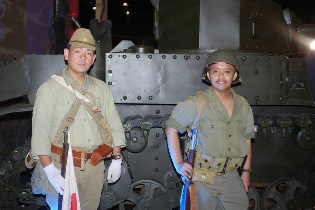 Philippines: HistoryCon 2017 Cosplayers re-enactment of Japanese war in the Philippines.  GeorgexBuid