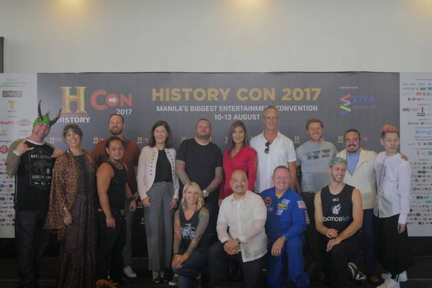 Philippines: HistoryCon 2017 L - R) (T - B) Horny Mike Henry (Counting Cars), Danielle Colby (The Pickers), Justin Mott  GeorgexBuid