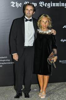 Milan Event Vogue Italy The New Beginning. Pictured Arrivals: Anna Molinari Guido Tarabini  Copyright: xRiccardoxGiordanoxSickix xIPAx xFotosickix
