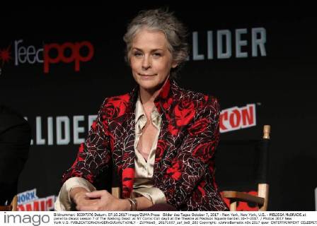 Bilder des Tages October 7, 2017 - New York, New York, U.S. - MELISSA McBRADE.at panel to disuss season 7 of The Walking Dead .at NY Comic Con day3 at the Theatre at Madison Square Garden.10-7-2017. Photos 2017 New York U.S. - ZUMAba9_ 20171007_zaf_ba9_263 Copyright: xJohnxBarrettx