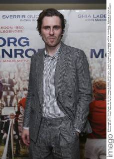 Sverrir Gudnason at the premiere of the movie Borg McEnroe, in Paris on October 19, 2017. Sverrir Gudnason Paris France  555593