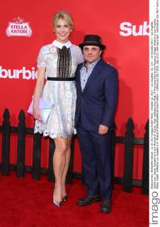 October 22, 2017 - Los Angeles, CA, U.S. - 22 October 2017 - Los Angeles, California - Sarah Randall Hunt and Michael D. Cohen. â€oeSuburbicon†Premiere held at the Regency Village Theatre in Los Angeles. Photo Credit: AdMedia Los Angeles U.S. - ZUMAa123 20171022_zaa_a123_369 Copyright: xAdmediax