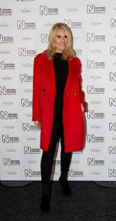 English reality TV star Danielle Armstrong attending London s Natural History Museum ice rink launch. OCTOBER 27th 2017  DFLx172516