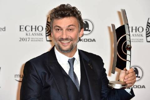 Prize winners Jonas Kaufmann at the award Ceremony of Echo Classical at 29 10 2017 in Hamburg Echo Classical 2017 in Hamburg Preistraeger photo call