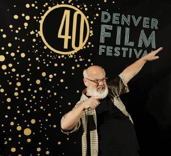 November 8, 2017 - Denver, Colorado, U.S - Actor KYLE GASS from the movie Gnaw poses for photos on the Red Carpet at the Sie Film Center Wed. night. Denver U.S. - ZUMAav4_ 20171108_zaf_av4_008 Copyright: xHectorxAcevedox