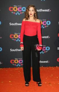 HOLLYWOOD CA NOVEMBER 8 Georgie Flores at The U S Premiere of Disney Pixar s Coco at the El Capitan Theatre in Hollywood California on November 8 2017 Copyright: xFayexSadoux