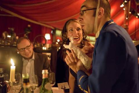 Palazzo Premiere in Stuttgart the Dinner Show Palazzo is with the New Program Curiosities in the 14 Season Thomas Copyright: 7visuals.comx xOskarxEyb