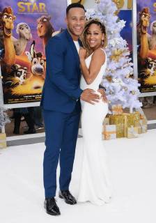 November 12, 2017 - Westwood, CA, U.S. - 12 November 2017 - Westwood, California - Devon Franklin, Meagan Good. Star Los Angeles Premiere held at The Regency Village Theater in Westwood. Photo Credit: AdMedia Westwood U.S. - ZUMAa123 20171112_zaa_a123_219 Copyright: xBirdiexThompsonx