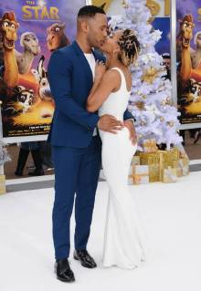 November 12, 2017 - Westwood, CA, U.S. - 12 November 2017 - Westwood, California - Devon Franklin, Meagan Good. Star Los Angeles Premiere held at The Regency Village Theater in Westwood. Photo Credit: AdMedia Westwood U.S. - ZUMAa123 20171112_zaa_a123_209 Copyright: xBirdiexThompsonx