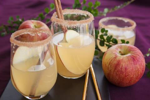 Fruity Drink with Apple and Cinnamon fruity Drink With Apple and Cinnamon  1079704538