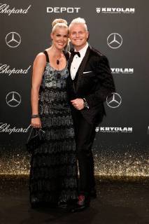Guido Cantz and his Wife Kerstin Ricker at the award Ceremony Bambi 2017 at 16 11 2017 in Berlin Bambi 2017 award Ceremony in Berlin