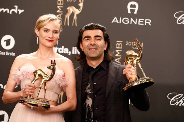 Diane Kruger and Fatih Akin at the award Ceremony Bambi 2017 at 16 11 2017 in Berlin Bambi 2017 award Ceremony in Berlin