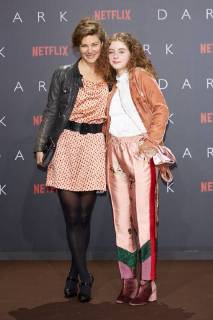 Cordelia Routes and Lydia Mary European premiere the first German NETFLIX Original Series Dark in Zoopalast in Berlin at 20 11 207 European premiere Dark