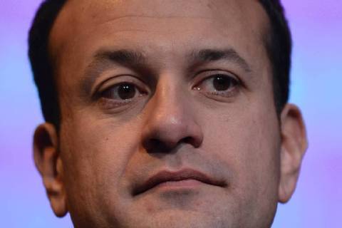 November 25, 2017 - Dublin, Ireland - Taoiseach Leo Varadkar during the opening of FemFest, a conference for young women aged 16-25 discussing leadership, equality and planning for that feminist future, in Liberty Hall, Dublin..In Dublin, Ireland, on Saturday, 25 November 2017. Dublin Ireland  - ZUMAn230 20171125_zaa_n230_948 Copyright: xArturxWidakx