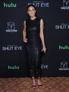 November 28, 2017 - Hollywood, CA, U.S. - 28 November 2017 - Hollywood, California - Emmanuelle Chriqui. Hulu s Shut Eye Season 2 Premiere held at The Magic Castle. in Hollywood. Photo Credit: AdMedia Hollywood U.S. - ZUMAa123 20171128_zaa_a123_010 Copyright: xBirdiexThompsonx