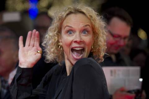 Katja RIEMANN Germany Actress on the Red Carpet Red Carpet Show Film Premiere Forget about Nick 28 11 2017 in the Lichtburg in Essen