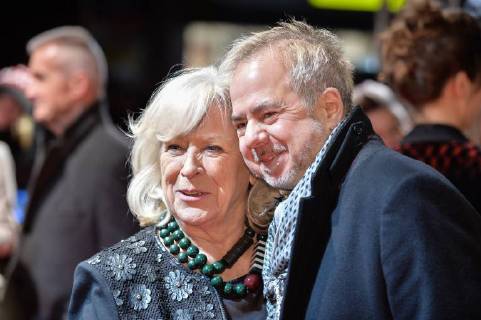 Premiere of the feature film FORGET ABOUT NICK in Essen Director Margarethe von Trotta on the left and musician Helmut Zerlett Film music FORGET ABOUT NICK on 28 11 2017 at the premiere of the movie Forget about Nick in the Lichtburg in Essen FORGET ABOUT NICK is the latest film of the renowned and award-winning Director Margarethe von Trotta xAGx