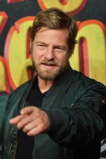 Henning BAUM Actor Gestik shows single image Angled single portrait Portrait Portrait Portrait World premiere BURG SCHRECKENSTEIN Red Carpet Red Carpet on 03 12 2017