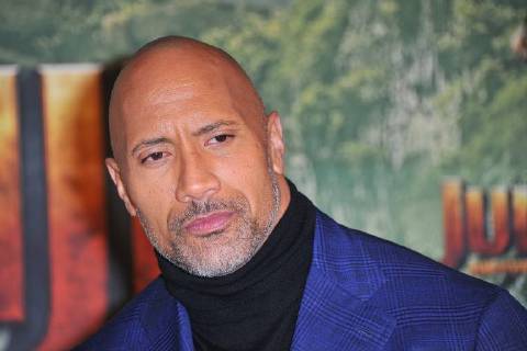 Dwayne Johnson, The Rock , attends Jumanji movie premiere at Le Grand Rex in Paris, France, on December 05, 2017. Photo by Favier E-PRESSPHOTO.COM Paris France  564599