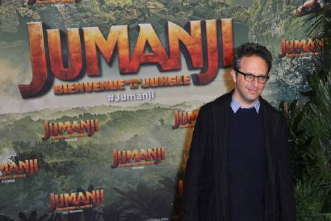 Movie director Jake Kasdan attends Jumanji movie premiere at Le Grand Rex in Paris, France, on December 05, 2017. Photo by Favier E-PRESSPHOTO.COM Paris France  564599
