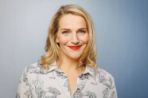 MDR Riverboat actress Tanja Wedhorn on the occasion of the recording of the MDR talk show Riverboat on 06 12 2017 in the Studio 3 of the Mediacity Leipzig ST 05 01 2018
