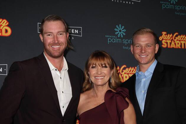 Sean Flynn, Jane Seymour, Johnny Keach 12 07 2017 The Los Angeles Premiere of Just Getting Started held at The ArcLight Hollywood in Los Angeles, CA  Copyright: xIzumixHasegawax 33490_012HNW
