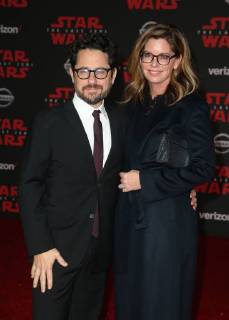 LOS ANGELES, CA - DECEMBER 9: J.J. Abrams and Katie McGrath at the World Premiere of LucasfilmÕs Star Wars: The Last Jedi at The Shrine Auditorium in Los Angeles, California on December 9, 2017. Copyright: xFayexSadoux