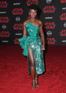 December 9, 2017 - Los Angeles, CA, U.S. - 09 December 2017 - Los Angeles, California - Lupita Nyong o. Premiere Of Disney Pictures And Lucasfilm s Star Wars: The Last Jedi held at The Shrine Auditorium in Los Angeles Photo Credit: AdMedia Los Angeles U.S. - ZUMAa123 20171209_zaa_a123_019 Copyright: xBirdiexThompsonx
