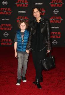 LOS ANGELES, CA - DECEMBER 9: Minnie Driver, Henry Driver, at Premiere Of Disney Pictures And Lucasfilm s Star Wars: The Last Jedi at Shrine Auditorium in Los Angeles, California on December 9, 2017. Copyright: xFayexSadoux