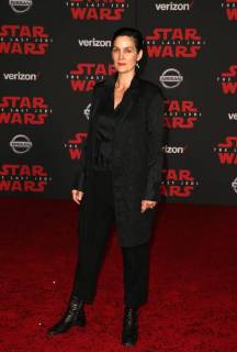 LOS ANGELES, CA - DECEMBER 9: Carrie-Anne Moss, at Premiere Of Disney Pictures And Lucasfilm s Star Wars: The Last Jedi at Shrine Auditorium in Los Angeles, California on December 9, 2017. Copyright: xFayexSadoux